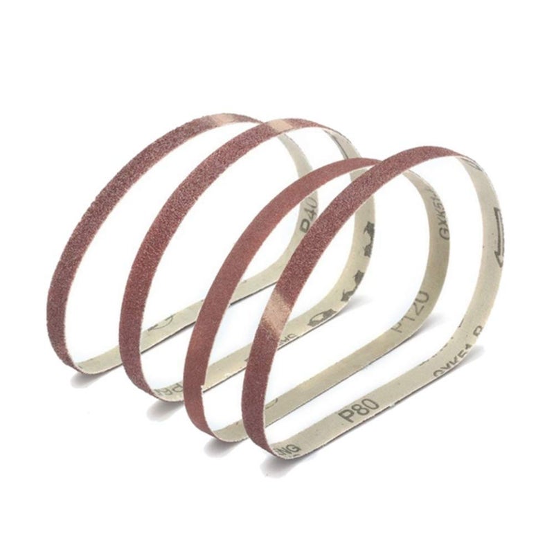 Zivisk 1/2 Inch x 18 Inch Sanding Belts, 40 Grits Aluminum Oxide Sanding Belt, Belt Sander Tool for Woodworking, Metal Polishing (30 Pack) - Image 3